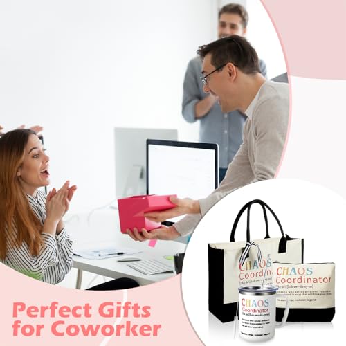 Chaos Coordinator Gifts Set - Tote Bag, Makeup Bag & 20 oz Tumbler for Women