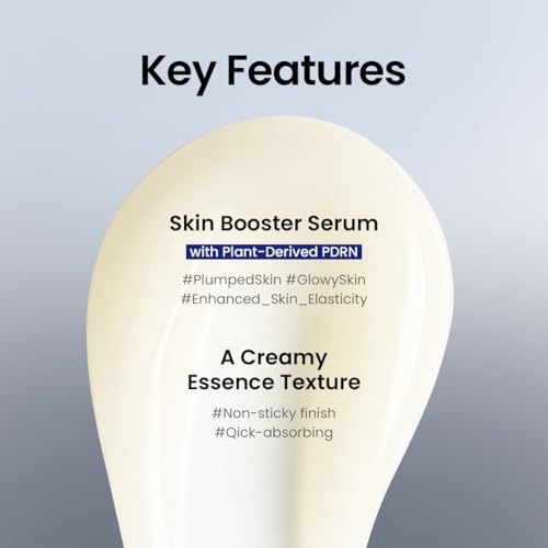 Cica PDRN Skin Booster Serum with Hyaluronic Acid - Hydrating & Soothing for Sensitive Skin - 1.01 fl oz