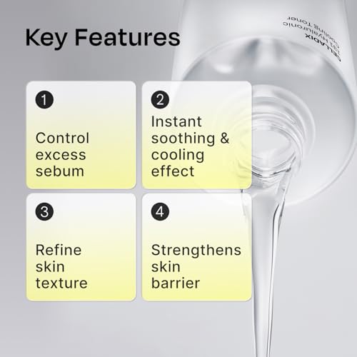 Celladix 131 Hyaluronic Cooling Toner with Panthenol & Squalane – Soothing, Hydrating Korean Skin Care (10.1 fl oz)