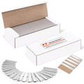 WRAPXPERT Single Edge Razor Blades,100 Pack Razor Blades Single Edge,Stainless Steel Blade for Standard Scraper Tool,Glass & Paint Scraper