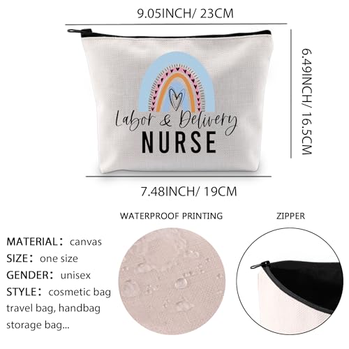 XYANFA Labor And Delivery Nurse Cosmetic Bag L&D Nurse Gift Lifeline Gift Superhero Nurse Gift Nicu Nurses Week Gift