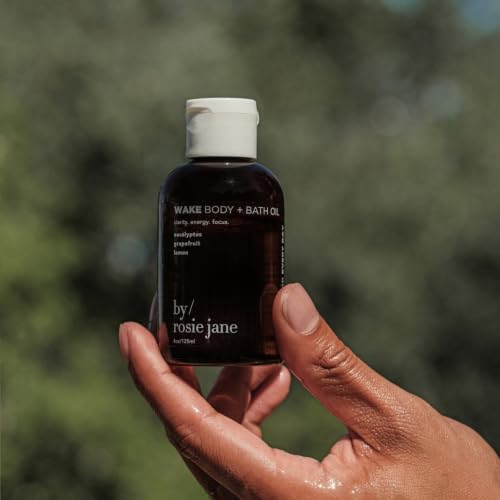 By Rosie Jane Wake Citrus & Eucalyptus Body & Bath Oil - 125ml - Energizing Skincare & Senses