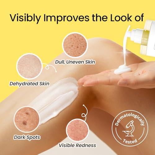 Vitamin C Body Lotion Jumbo Size - Moisturizing Korean Skincare for Dry Sensitive Skin