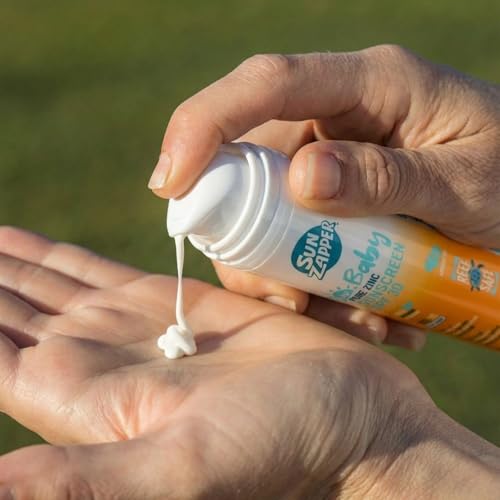 Sun Zapper Baby Zinc Sunscreen SPF 30 Natural Broad Spectrum 100g Pump