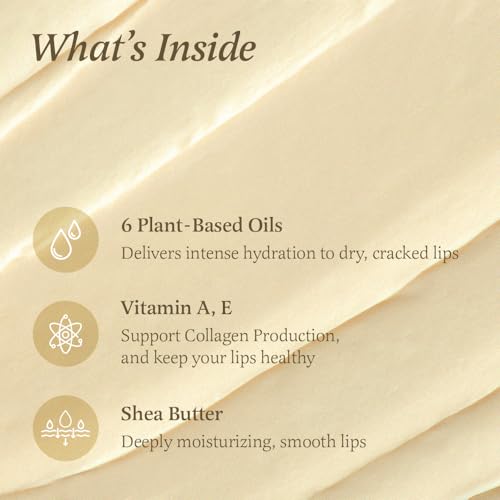 Zeroslash Vegan Lip Butter Stick with Shea Butter & Squalane 0.13oz ? Hydrating Lip Balm for Dry, Chapped Lips | Plant-Based Lip Care with 6 Natural Oils | Overnight Lip Mask | Pack of 3
