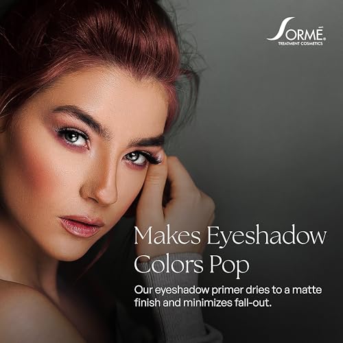 Sorme Cosmetics PRO Under Shadow Primer, All In Undershadow Eye Shadow Primer for Smooth and Crease-Resistant Eye Makeup, Waterproof and Long Lasting, Nude Translucent Shade, More Vibrant Makeup Color