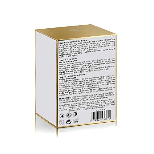 Premier Dead Sea Mineral Mud Bar - Skin Balancing Body, Face & Hand Soap - Variation 1