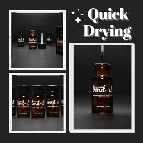 Tammy Taylor Bond It Acrylic Nail Primer, Acid Free Gel Nail Care for Semi Cured Gel Nail Strips, Acrylic Powder and Nail Polish, Professional Salon Quality Nail Prep for Healthy, Strong Nails.