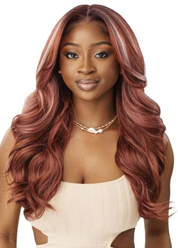 Outre Lace Front Wig - Melted Hairline - Elara 1B Off Black - Pre-Plucked, Glueless
