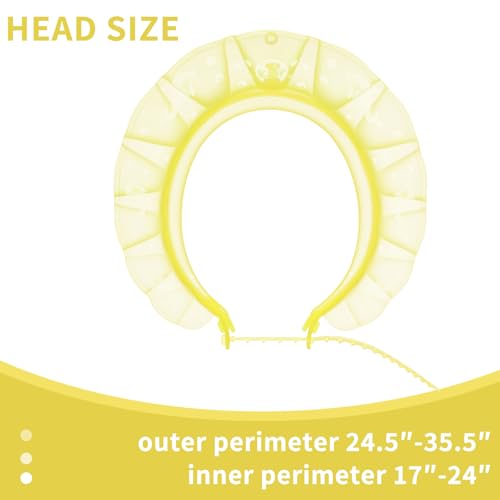 Baby Bath Visor Silicone Shower Cap for 24 Months Plus - Leak-Proof & Adjustable