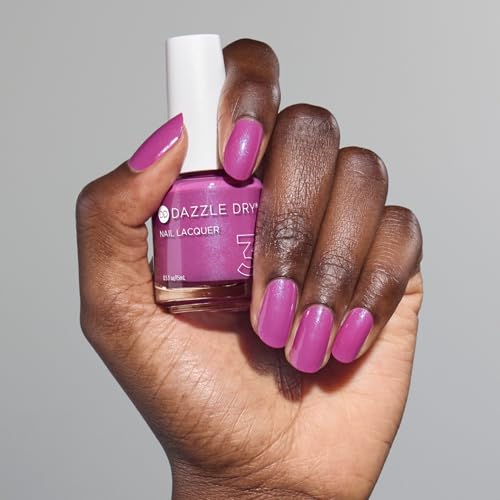 Dazzle Dry Mulberry Nail Lacquer Step 3 - Long-Lasting, Quick-Dry Polish