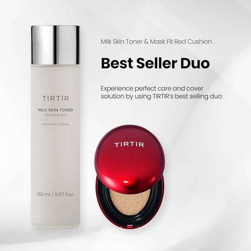 TIRTIR Milk Skin Toner 150ml + Mask Fit Red Cushion #21 Ivory