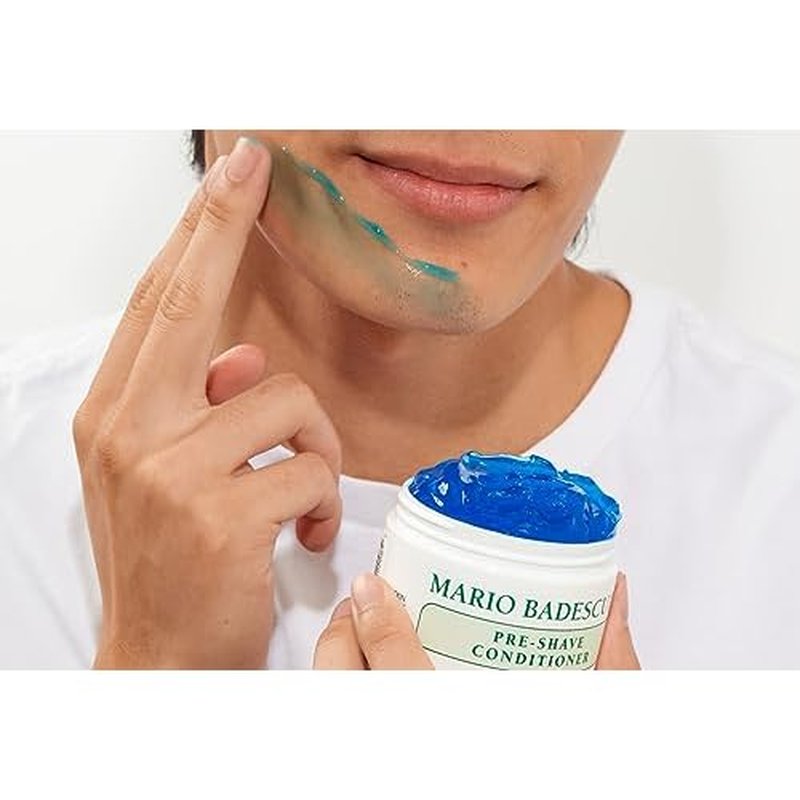 Mario Badescu Pre-Shave Conditioner - Soothing, Botanical-infused Pre Shave Gel for Your Best Shave Yet - Preps, Primes, and Softens Skin and Hair