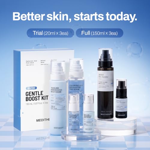 MEDITHERAPY 3-Step Korean Skincare Gift & Travel Set - 2.01 Fl Oz