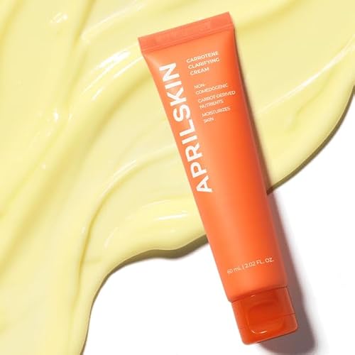 APRILSKIN Carrotene Clarifying Cream | Oily, sensitive, blemish-pron skin| Removes blemishes, balancing & skin protecting with M-Peptide | 2.02 oz | No sulfates and artificial fragrance