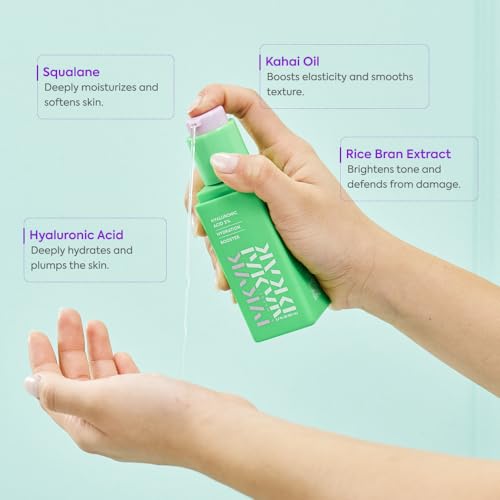 Hyaluronic Acid 2% Face Serum - Moisturizing & Plumping Vegan Hydrating Booster - 2.7 Fl Oz