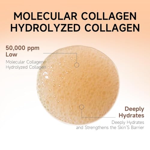 Hydrating Collagen Sun Serum SPF 50+ for Dry Skin - Lightweight Daily Sun Protection