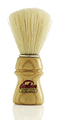 Boar Bristle Shaving Brush with Beech Wood Handle, 22mm Knot, Portugal