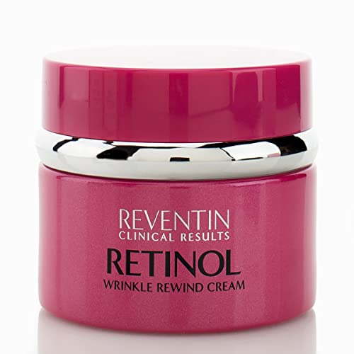 Clinical Results Retinol Wrinkle Rewind Anti Aging Face Lotion Moisturizer For Wrinkles, Age Spots, & Dry Skin - Retinol Night Cream with Aloe Vera, Vitamin E, & Niacinamide, 1.5 Fl Oz