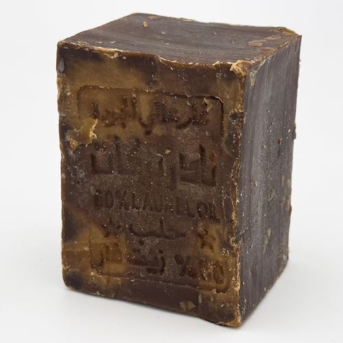 Aleppo Soap Bar 60% Laurel Oil ? Handmade by artisans in Turkey ? Natural, Unscented, For Sensitive Skin, Eco-Friendly Plastic-Free Face & Body Bar (2,%60 Laurel Oil)