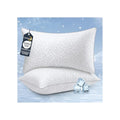 COZSINOOR Queen Size Down Alternative Cooling Pillows Set of 2 - Soft, Fluffy, Breathable Hotel Quality Bed Pillows