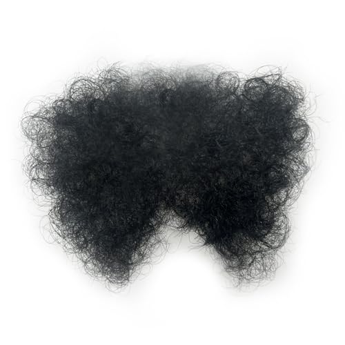 Fake Private Hair Set - Realistic Bikini Body & Chest Hair in Black - Handmade