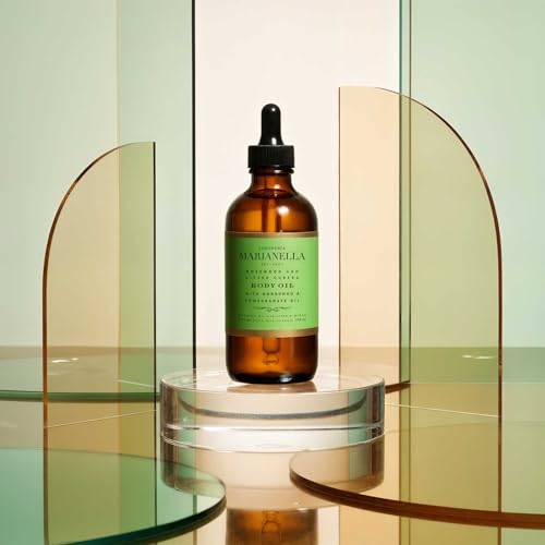 Jaboneria Marianella Rosewood & Litsea Cubeba Body Oil, 4 fl oz ? Lightweight Botanical Moisturizing Elixir with Kalahari & Natural Oils for Soft, Radiant Skin