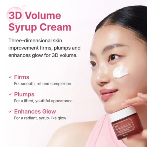 Peptide Face Moisturizer with Maple Extract - Firming & Hydrating Korean Cream 60g