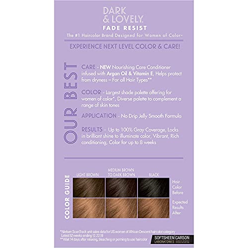 Dark & Lovely Chestnut Blonde Hair Color Kit - 2 Pieces, Pack of 2