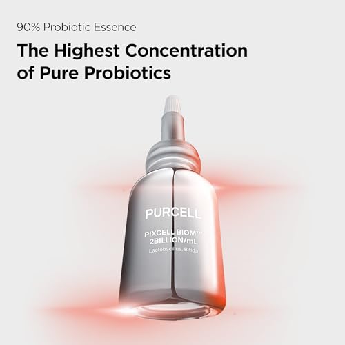 Pixcell Biom 2B/mL Probiotic Essence - Restores Skin Barrier with Bifida, Lactobacillus Ferment Lysate, Korean Probiotic Drops for acne prone skin and sensitive skin (30ml, 1.01 Fl Oz.)