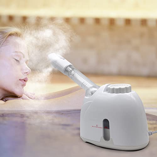 Facial Steamer Nanometer Fine Mist for Facial Deep Cleaning with Towel, 360¡Æ Rotating Arm, Deep Cleaning Home Spa Device for Personal Care, Face Steamer for Facial