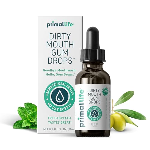 Natural Gum Serum with Essential Oils for Oral Health - Vegan, Organic, Gluten-Free