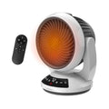 13.5-Inch Oscillating Space Heater with Remote Control, Quiet & Portable