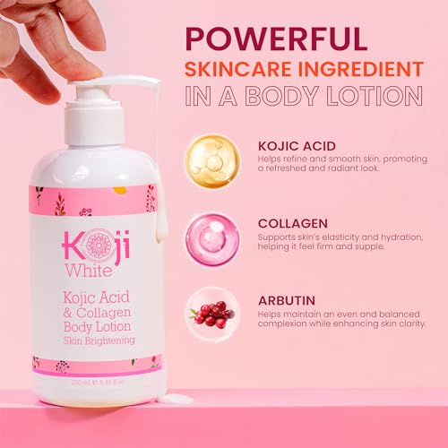 Kojic Acid & Collagen Body Lotion for Brightening & Radiance - 2 Pack