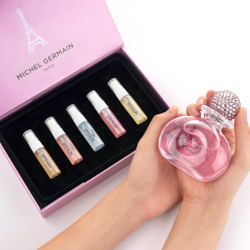 Women's Perfume Sample Set - Floral & Gourmand Fragrances, 5 Vials