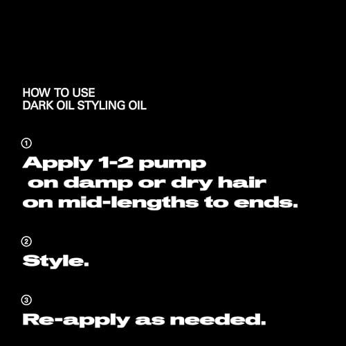 Sebastian Professional Dark Oil Lightweight Hair Styling Oil | Nourishing Blend of Natural Oils for a Smooth, Sleek Finish