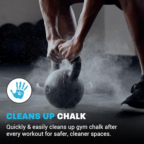 Heavy Duty Rubber Floor Cleaner & Degreaser - 4 Gallons - Protects Gym Surfaces