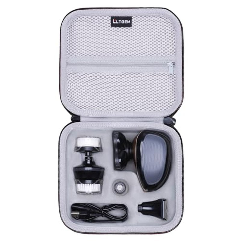 LTGEM EVA Hard Case Compatible with FlexSeries Electric Head Hair Shaver - Travel Protective Carrying Storage Bag (Only Case Sale)