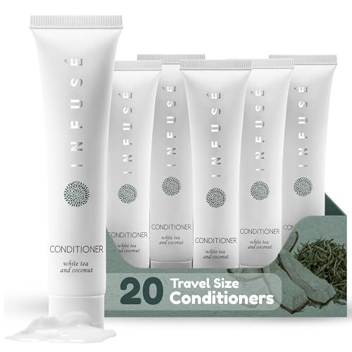 Bulk 20-Pack 1 oz Conditioner Travel Size Hotel Toiletries Eco-Friendly
