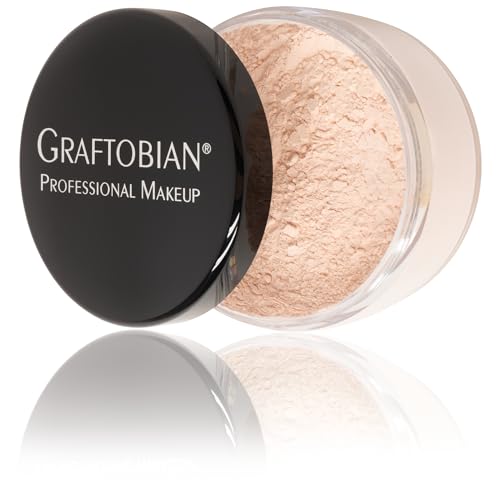 Graftobian HD LuxeCashmere Setting Powder French Silk 0.7 oz No Flashback Matte Finish