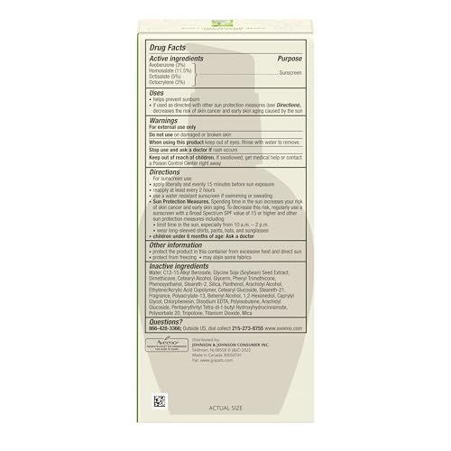 Aveeno Skincare Bundle, Positively Radiant Daily SPF 15 Facial Sunscreen Moisturizer + Soy, 4 fl. oz, & Travel Size Daily Moisturizing Cream for Body, Face, & Hands, 0.8 oz, Two Pack, 2 Items