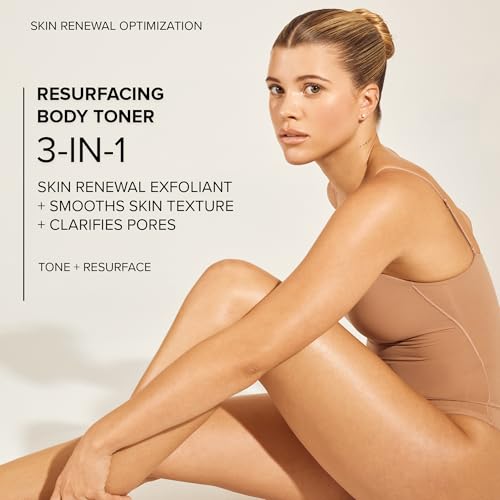 Nudestix Resurfacing Body Toner ? Exfoliating Body Treatment with Glycolic, Lactic & Salicylic Acids for Smoother, Brighter Skin | Reduces Bumps & Hyperpigmentation | Clean, Vegan & Cruelty-Free