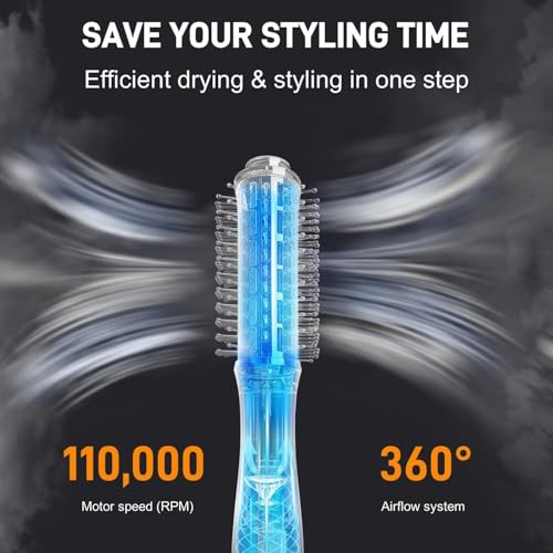 DISSTAR Hot Air Blow Dryer Brush with Ionic Technology, Fast Styling & Volumizing