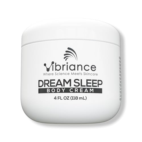Vibriance Dream Sleep Body Cream 4 fl oz - Relaxing Vanilla Scent, Shea & Aloe