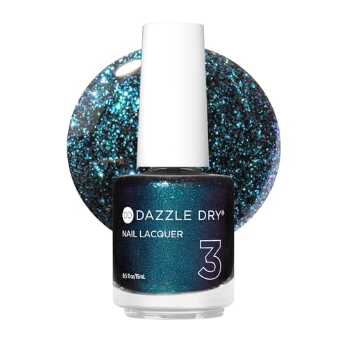Blue Blood Nail Lacquer - Dazzle Dry Step 3 Long-Lasting Gel-Effect Polish 0.5 fl oz