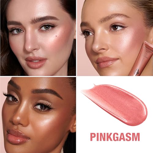 Charlotte Tilbury Light Wand Pinkgasm Liquid Highlighter & Blush – Soft-Focus Radiance
