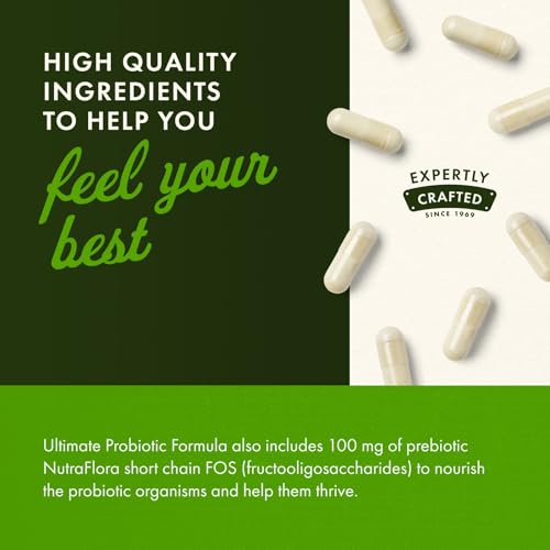 Swanson Ultimate Probiotic Formula Digestive Health Immune System Support 66 Billion CFU Prebiotic NutraFlora scFOS 30 DRcaps Veggie Capsules (Caps)