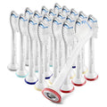 ZUVA Replacement Toothbrush Heads for Philips Sonicare, 20 Pack