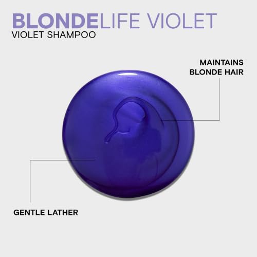 Joico Blonde Life Violet Shampoo 10.1 Fl Oz for Bright Blonde Hair & Neutralizing Brassiness