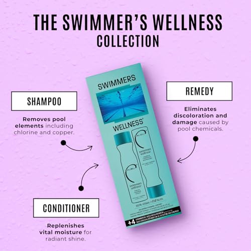 Malibu C Swimmers Wellness Shampoo & Conditioner Set - Chlorine Damage Protection